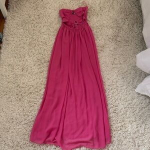 Ramy Brook Pink Strapless Maxi Dress, Probs size XS/S